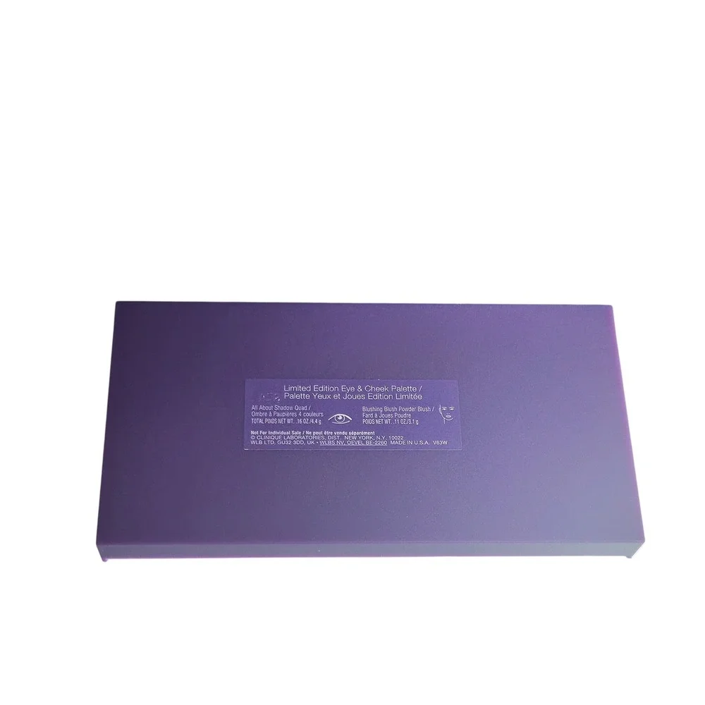 Clinique Limited Edition Eye & Cheek Palette Shadow Quad Blush Purple A52
